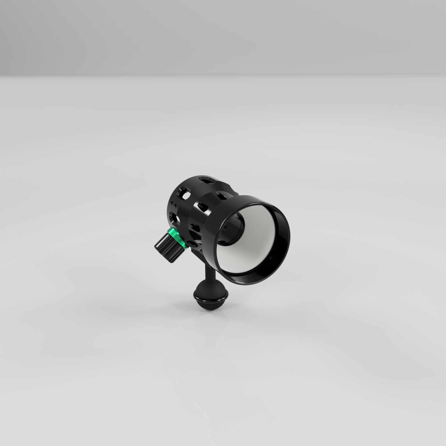 Videohalter mit Kugelkopf 1" für gängige Videosysteme