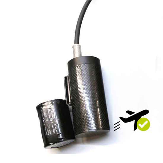 Carbon canister tank set "Micro": with tank cap and WAM cord (6.8Ah/ 75Wh)