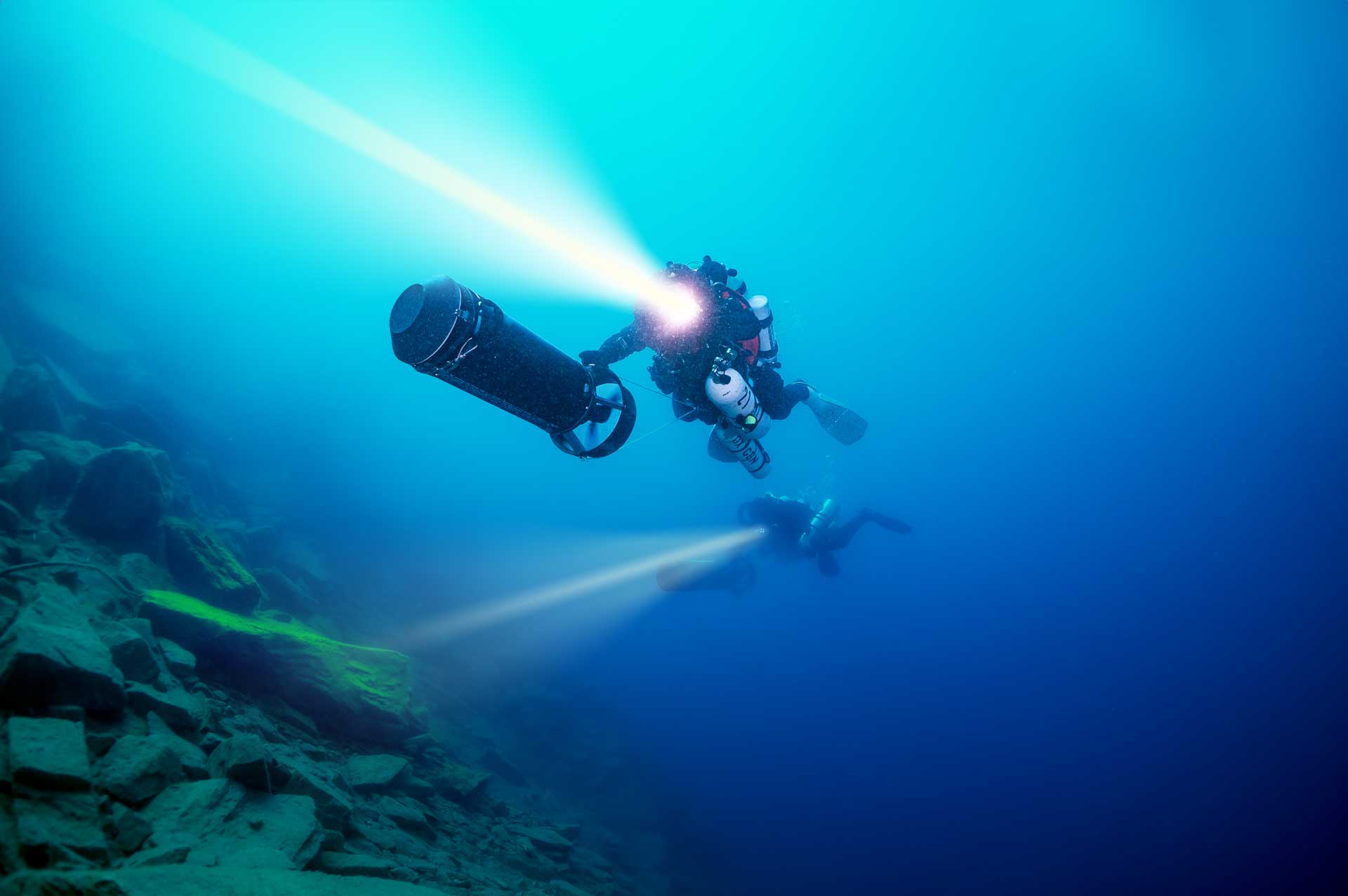 Die Oceanex Tanklampe Morph 2.0 ist die wohl hellste Tauchlampe der welt
